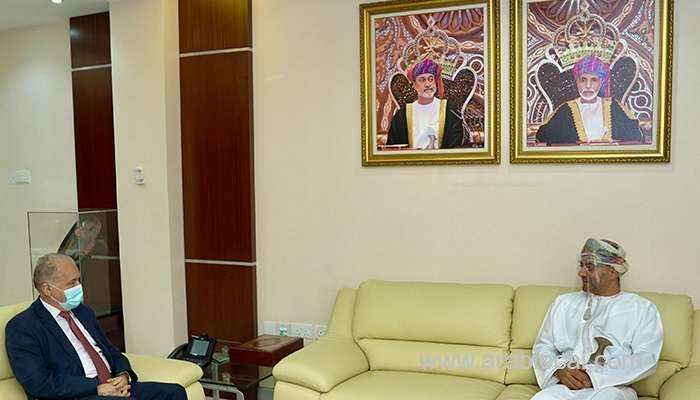 oman-olympic-committee-chairman-meets-ambassador-of-saudi-arabia,-palestine_kuwait
