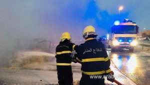 car-catches-fire-in-al-amerat,-no-injuries-reported_kuwait