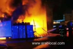 caravan-in-oman-catches-fire_kuwait