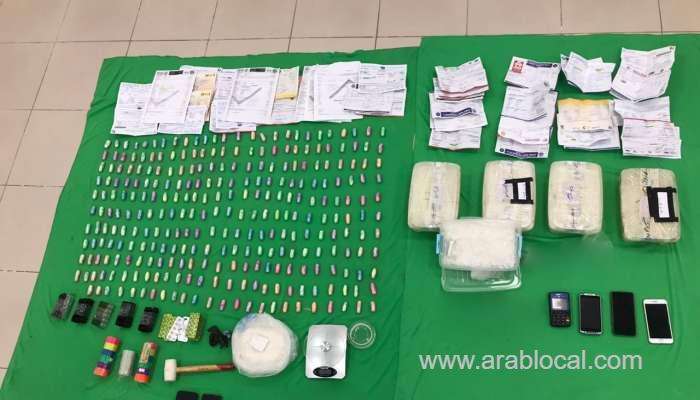 two-people-arrested-for-smuggling,-possession-of-drugs_kuwait